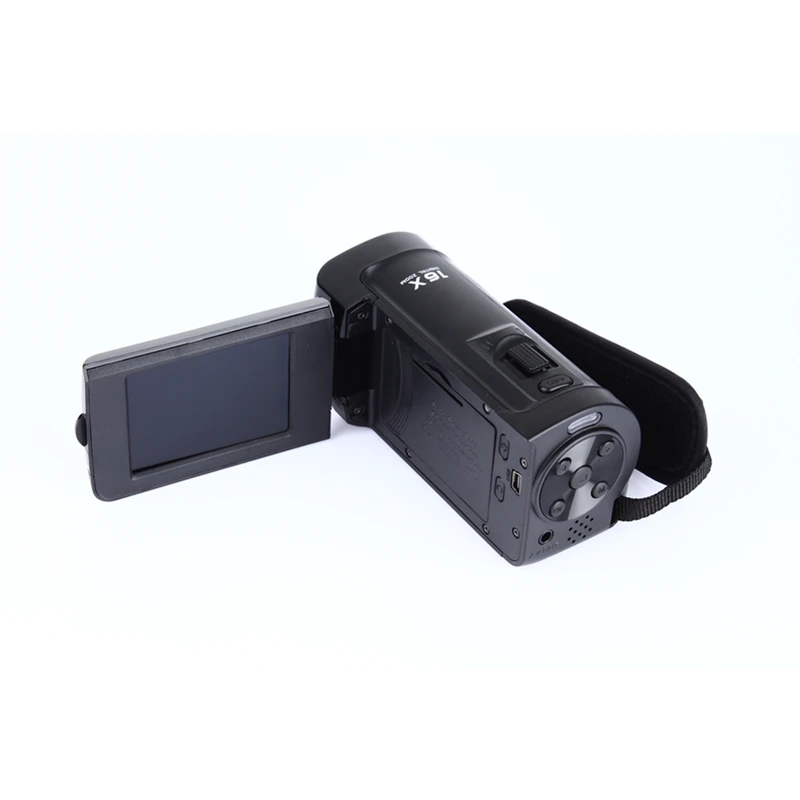 1080P Цифровая камера HDV видеокамера 16MP 16x зум COMS сенсор 270 градусов 2,7 дюймов TFT ЖК-экран