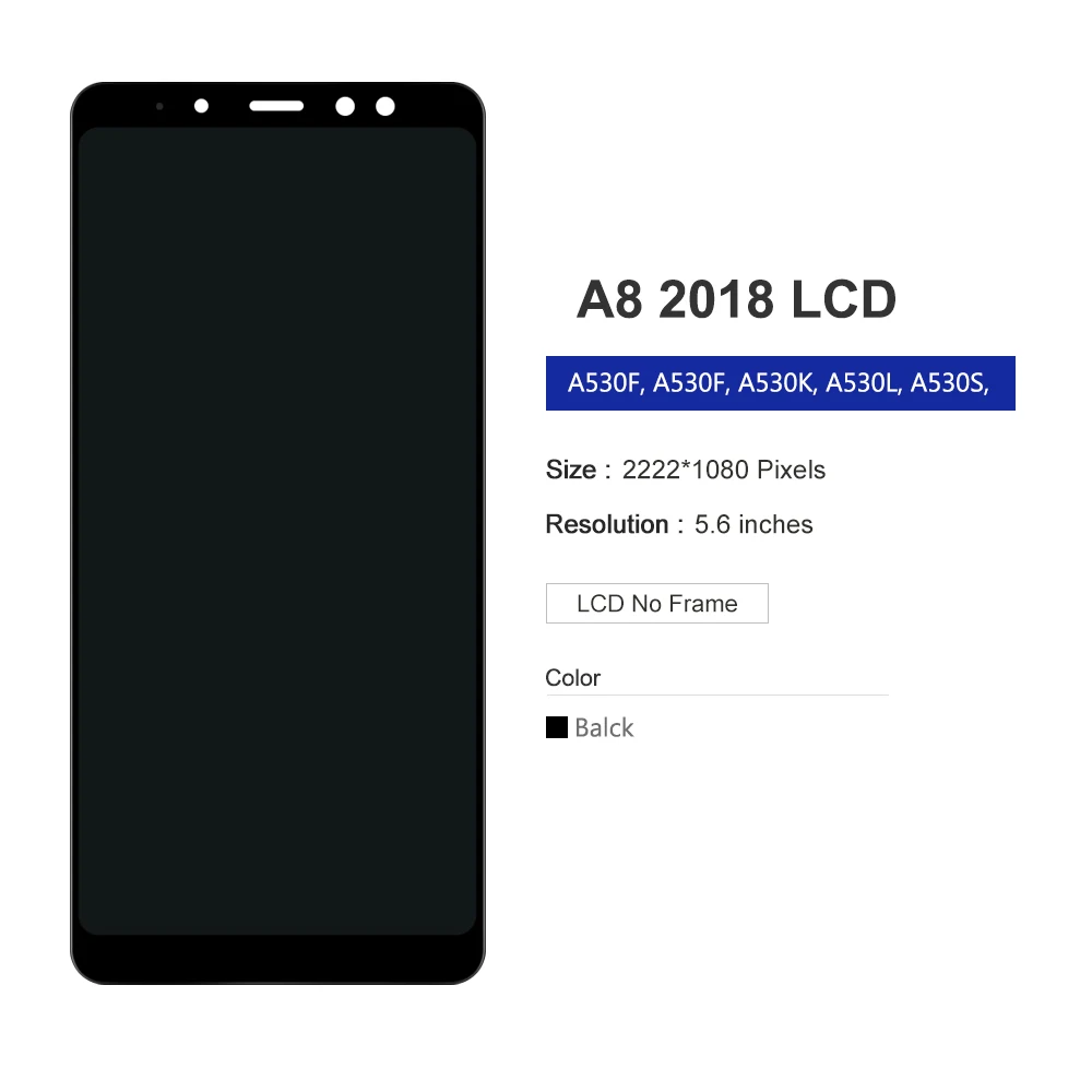 Дисплей для Samsung Galaxy A8 2018|Экраны мобильных телефонов| |