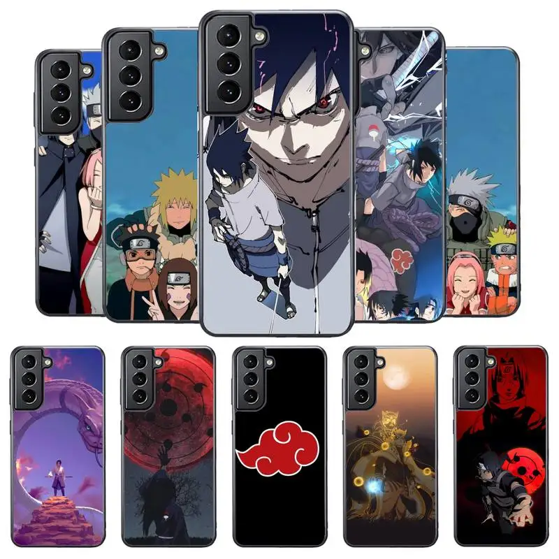 

Japan Anime Cloud N_Narutoes Phone Case For Samsung S21 s20 s30 s10 s9 s8 s7 s6 s5 note20 ultra plus edge PC&TPU soft Cover