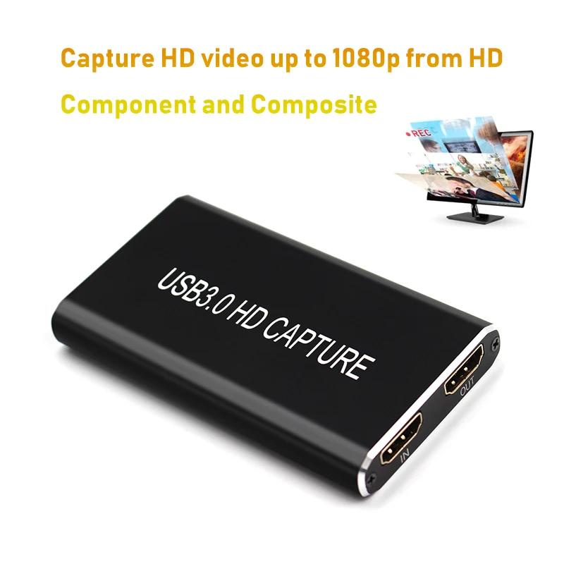 USB Карта видеозахвата HDMI 1080 P 60 кадров в секунду|DVR-карты| |