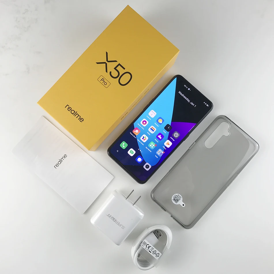 Realme X50 Pro 5G 8GB 128GB 5 44 90Hz Amoled экран мобильный телефон Snapdragon 865 65W Superdart