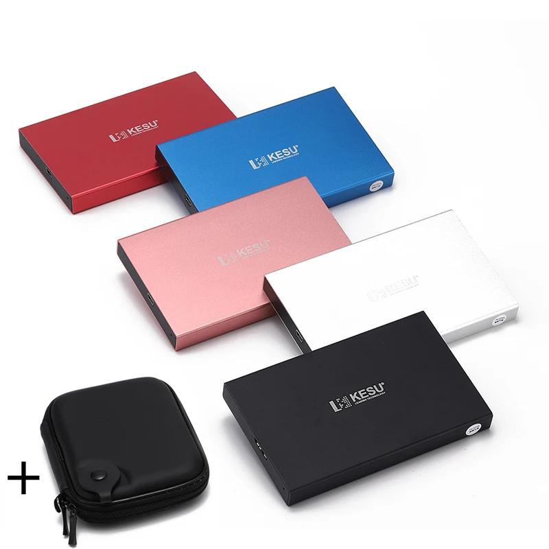 Кесу 2,5 дюймов внешний жесткий диск для хранения 320 г 500 USB3.0 1 ТБ 2 ТБ 750G HDD Портативный внешний жесткий диск HD изготовленным на заказ логосом