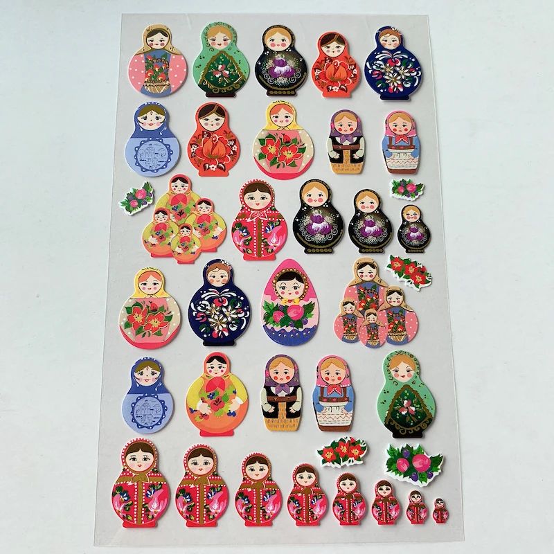 Pegatinas de animales Kawaii para u&ntilde;as, lote de pegatinas de animales para u&ntilde;as-5