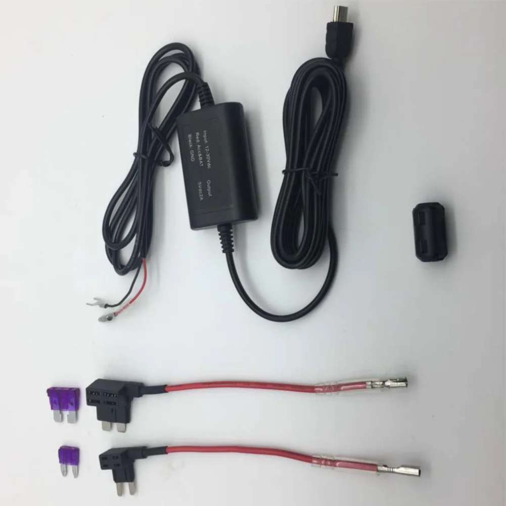 Кабель зарядного устройства 12 В-24 В до 5 с кабелем Hardwire адаптер мини-USB для