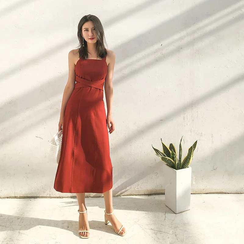 Женские платья в стиле ретро винно красные вечерние трапециевидной формы на