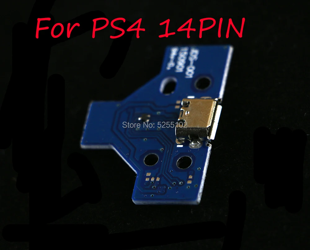 Для PS4 зарядки board Доска + 14Pin USB разъем светодиодный Зарядное устройство печатной