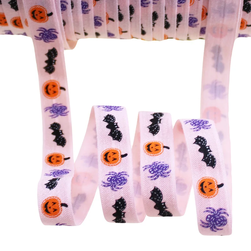 Хэллоуин ведьма тыква летучая мышь Череп паук паутина складная эластичная лента