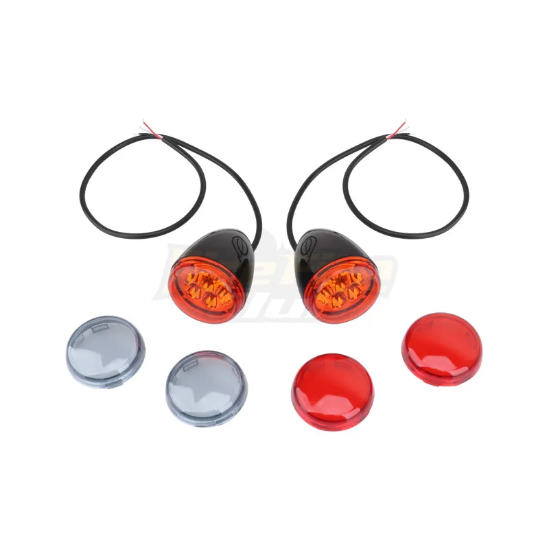 Jual Lampu Sein Sepeda Motor Aksesoris Motos Indikator Sepeda Kustom Untuk Harley XL883 XL1200 Sportster 1992-UP