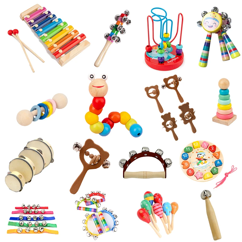 

Baby Rattle Hanging Rattles Toys 0-3-6-9 Months Newborn Baby Soothing Toys Wooden Teething Stick Toddler Educational Toys