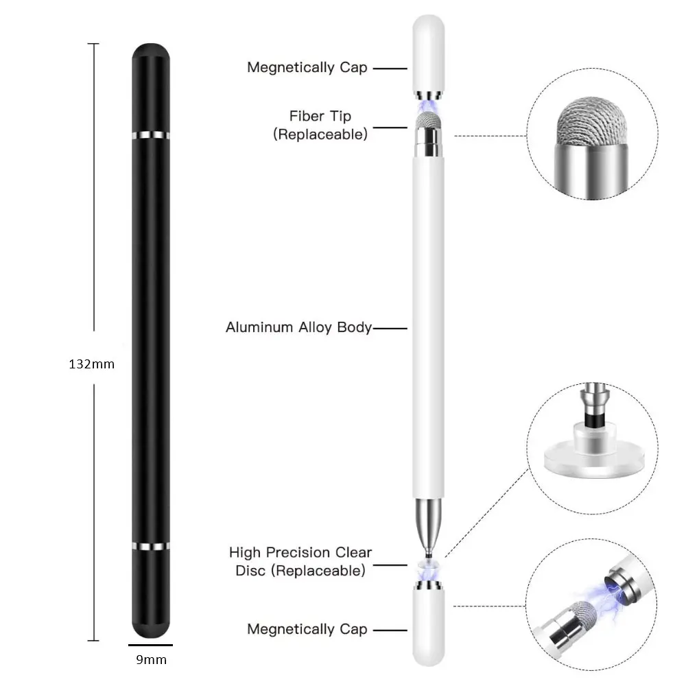 mobile phone tablet capacitive pen drawing office game portable smooth writing drawing without charging free global shipping