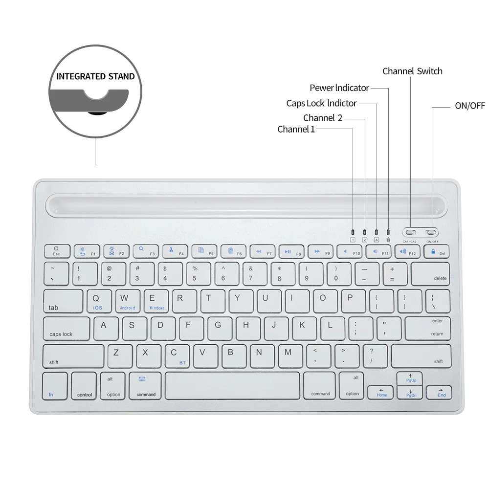 Беспроводная мини клавиатура для iPad 2 3 4 Air 1 Новинка 2017 2018 Pro 9 7 Mini 5 портативная