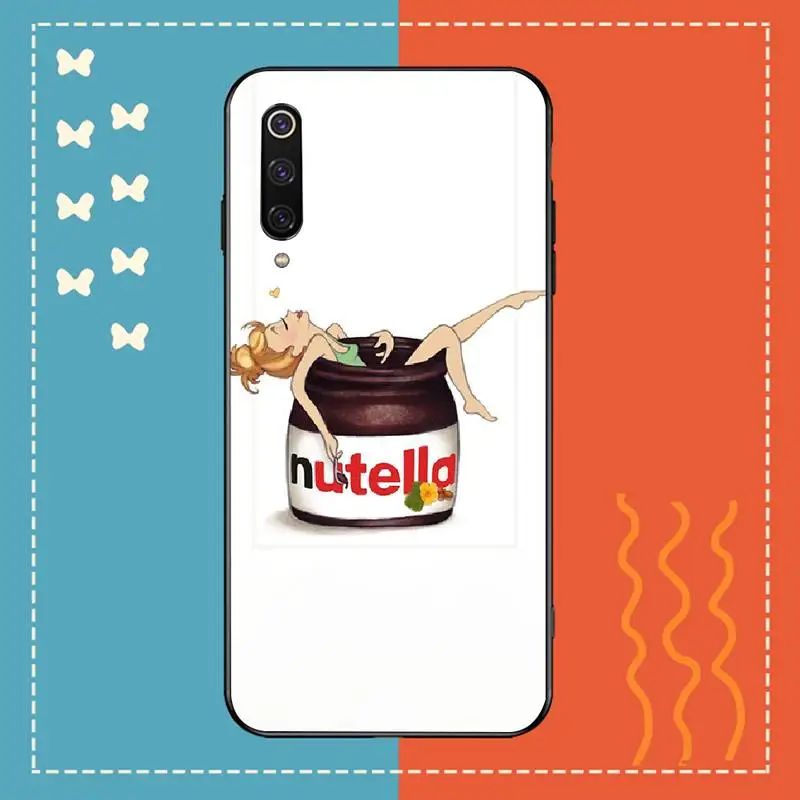 Черный чехол для телефона PENGHUWAN из ТПУ с изображением шоколадной еды Tumblr Nutella