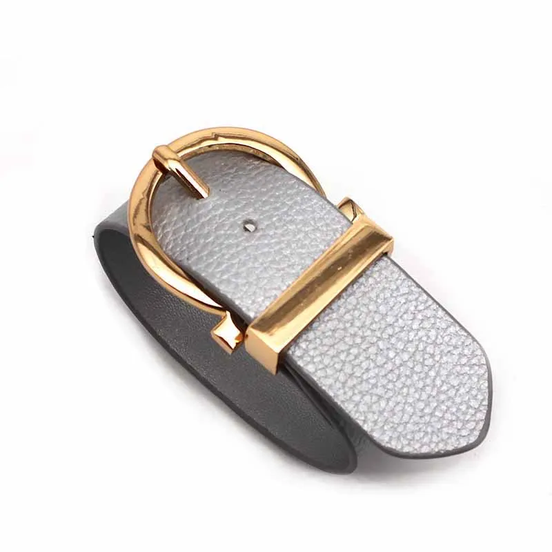 D & новый модный простой широкий кожаный браслет для женщин популярные кожаные