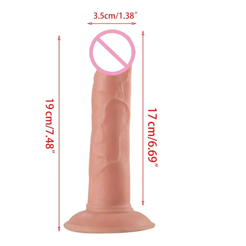 Реалистичный фаллоимитатор для самых смелых желаний силиконовой чашкой