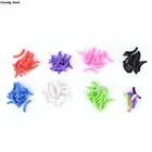 15 шт.компл. разноцветные пластиковые Сменные резиновые прокладки для макияжа, инструмент для красоты, сменный бигуди для ресниц