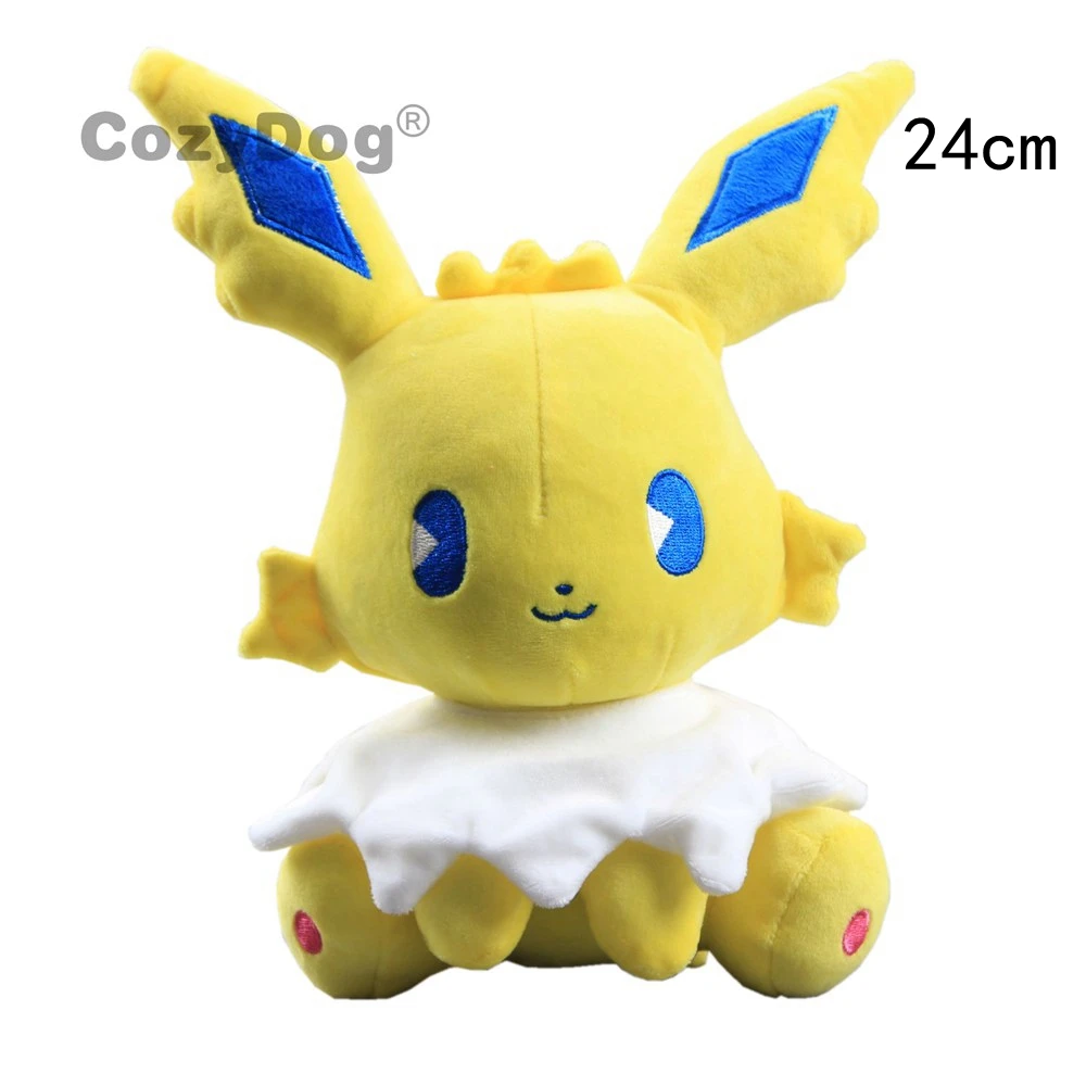 Jolteon 10 стилей Иви и Пикачу Плюшевые игрушки куклы Мягкие животные плюшевые игрушки 22-25 см Vaporeon Leafeon Плюшевые куклы дети мальчик подарок - Цвет: Jolteon
