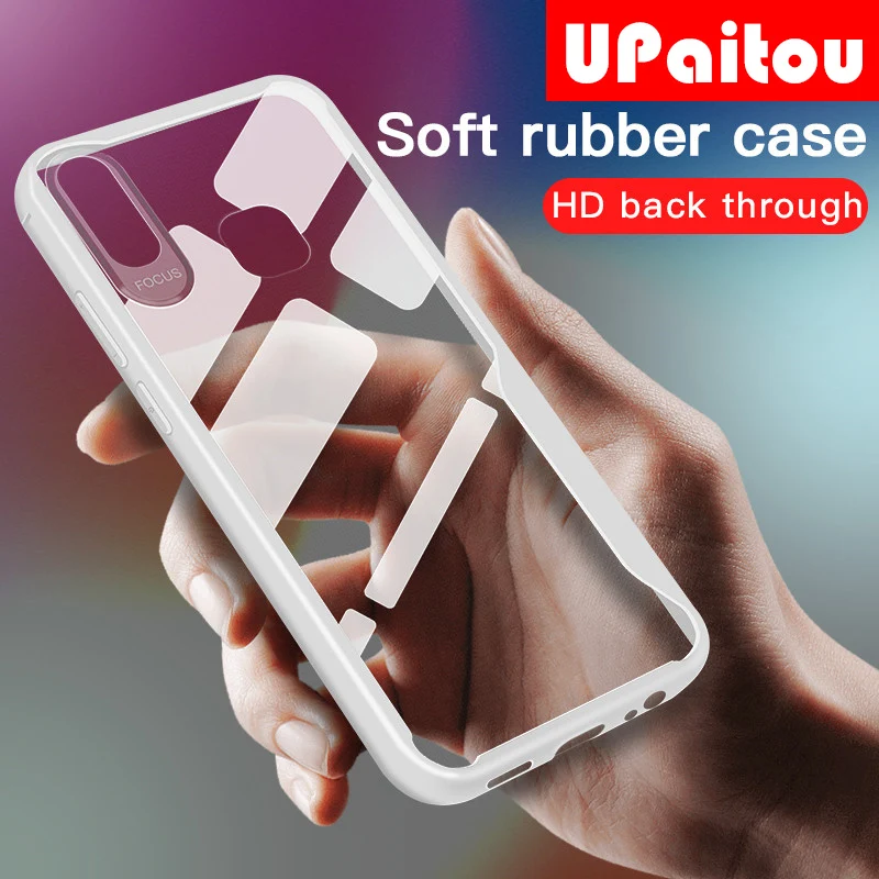 Прозрачный мягкий чехол UPaitou Clear Soft TPU для OPPO Realme 3 2 Pro 1 U1 X Lite K3 K1 Transparent Silicone Cover