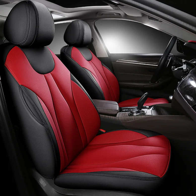 Изготовленный на заказ из воловьей кожи кожаный чехол автокресла для Citroen Aircross C4