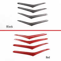 100 real carbon fiber for bmw x5 g05 x7 g07 2019 2021 car styling car door armrest ambient light trim stickers car accessories