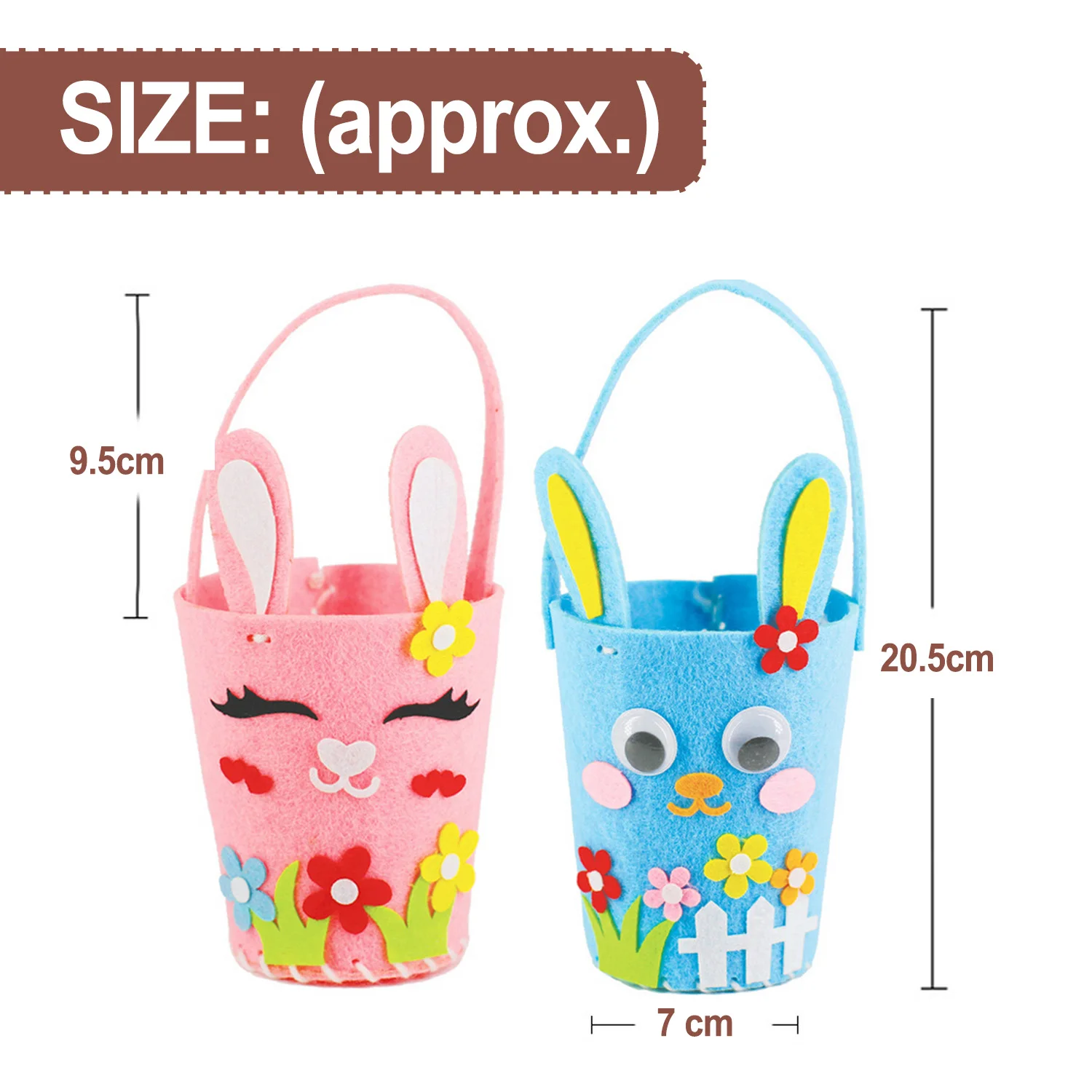 Сделай сам счастливый дневной кролик сумка для конфет поздравительная открытка