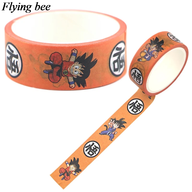Flyingbee 15 мм x 5 м бисер васи лента бумага своими руками декоративная клейкая sun wukong
