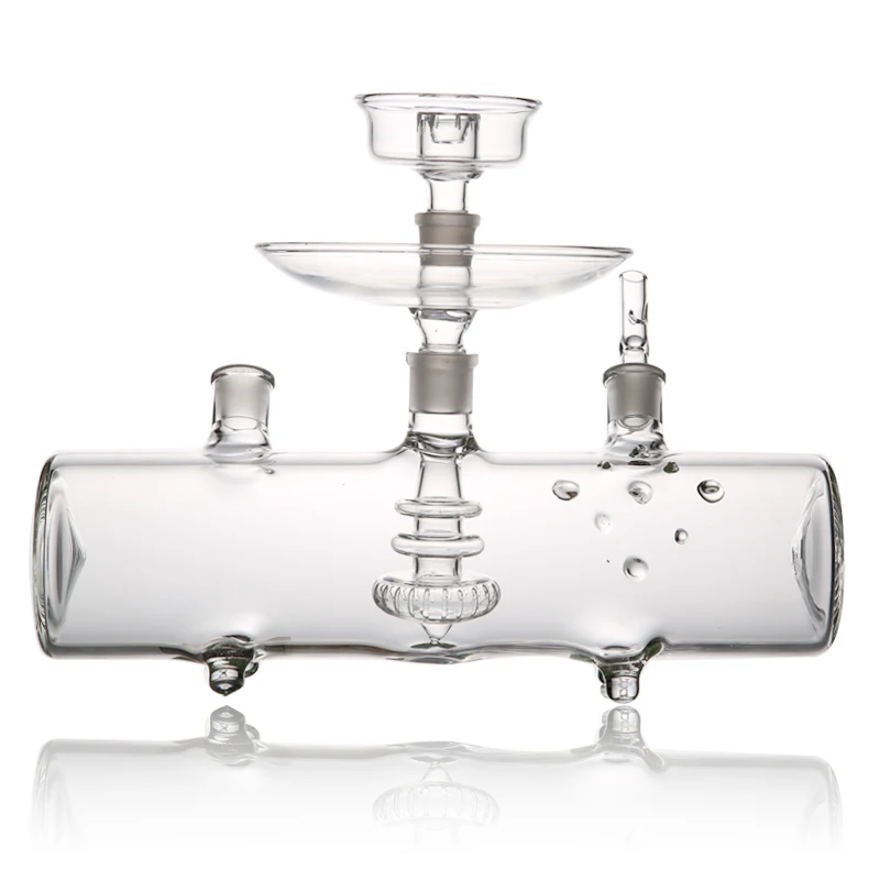 

Кальян HY MP5 стеклянный кальян с пепельницей металлический держатель для угля набор шлангов высокое качество Chicha для Lavoo наргиле