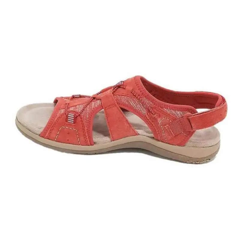 

Summer Women Sewing Sandals Trend Design Platform Wedge Heel Outdoor Beach Casual Leisure Shoes Ladies Female Elastic Band 2021