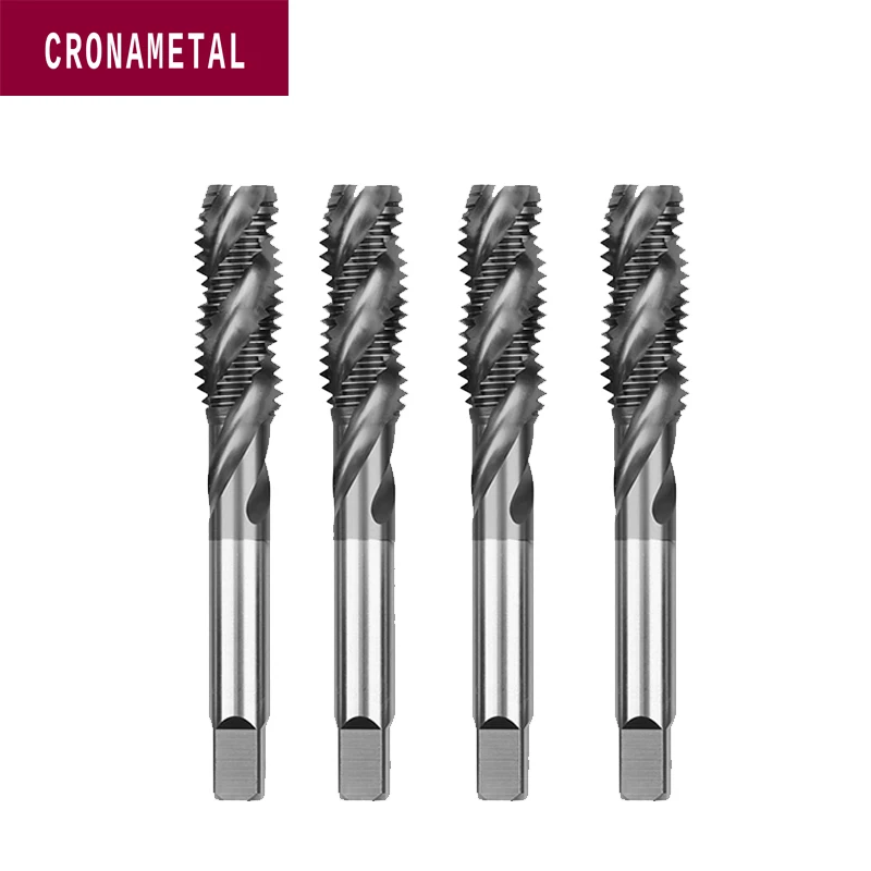 Спиральные канавки CRONAMETAL HSSE Метчик с резьбой TICN M2 M3 M5 M6 M7 M8 M9 M10 M12 M14 M16 M18 M20 |