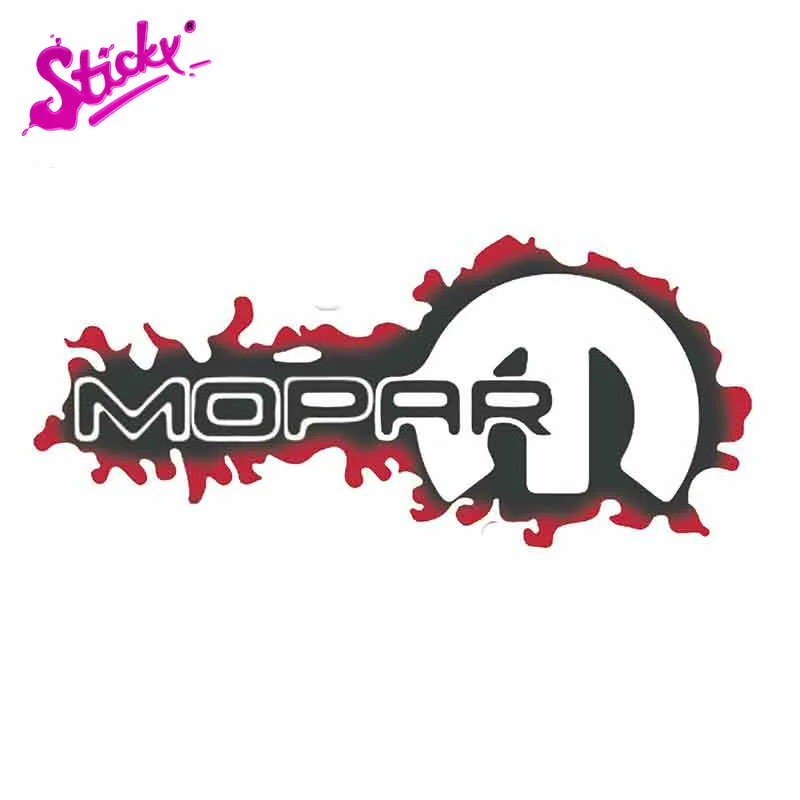 

STICKY Mopar Badge Brand Car Sticker Decal Decor Motorcycle Off-road Laptop Trunk Guitar PVC Vinyl Stickers