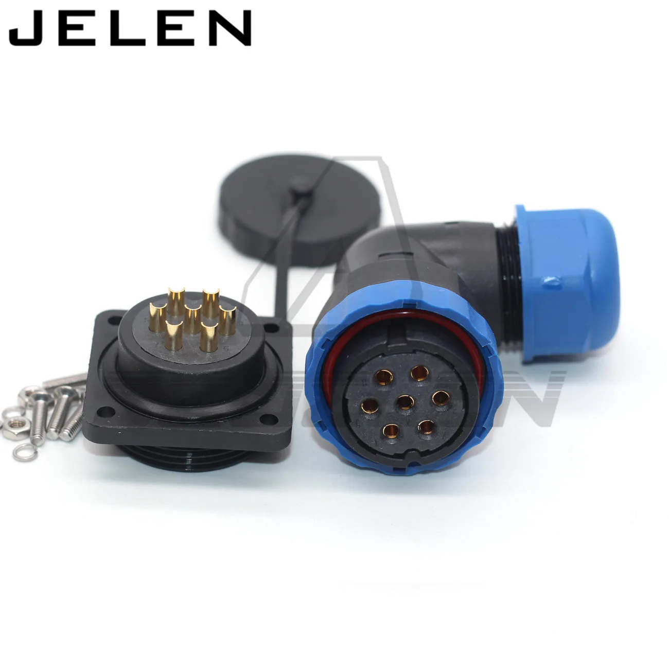 SD28 правый ang водонепроницаемый разъем 2 3 4 5 6 7 9 10 12 14 16 19 22 24 26pin гнездовой разъем IP68 Электрический кабель