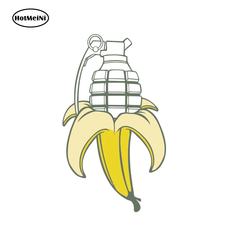 

Забавная виниловая наклейка HotMeiNi 13 см x 7,6 см с банановыми бомбами, сделай сам, автомобильная наклейка, заднее ветровое стекло, украшение авт...