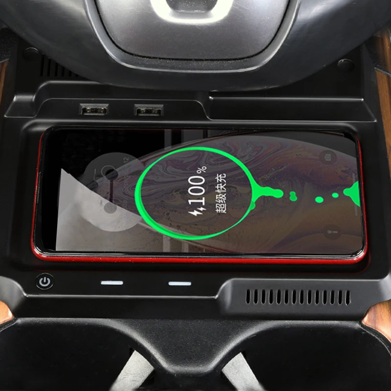 Для Honda CRV CR-V автомобильное крепление QI Беспроводное зарядное устройство прикуриватель зарядное устройство держатель телефона аксессуары для iPhone 8