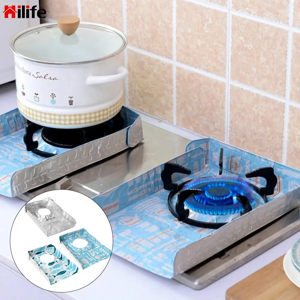 Антипригарный коврик для газовой горелки 2 шт. защитное покрытие плиты домашний