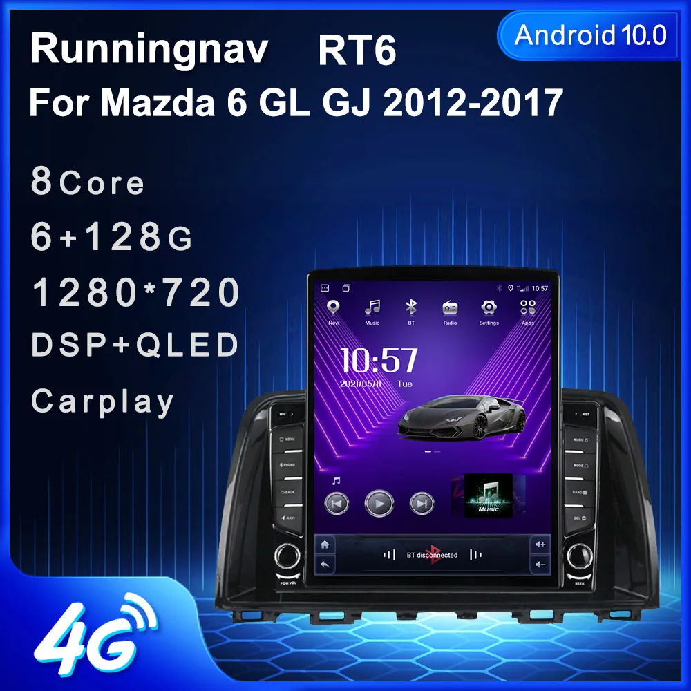 Автомагнитола Tesla для Mazda 6 GL GJ мультимедийный видеоплеер с экраном 9 7 дюйма на Android