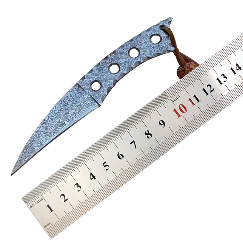 

High Quality Outdoor Tactical knife Tool fixed blade Damascus Blade Top Grade Steel Handle EDC Sharp throwing Knives