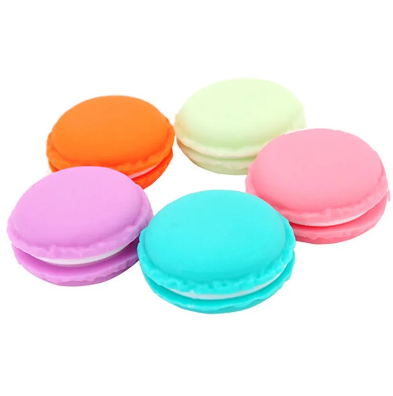 

6 pcs/Lot Macaron storage box Mini clips dispenser Candy organizer for eraser zakka Gift Stationery Office school supplies