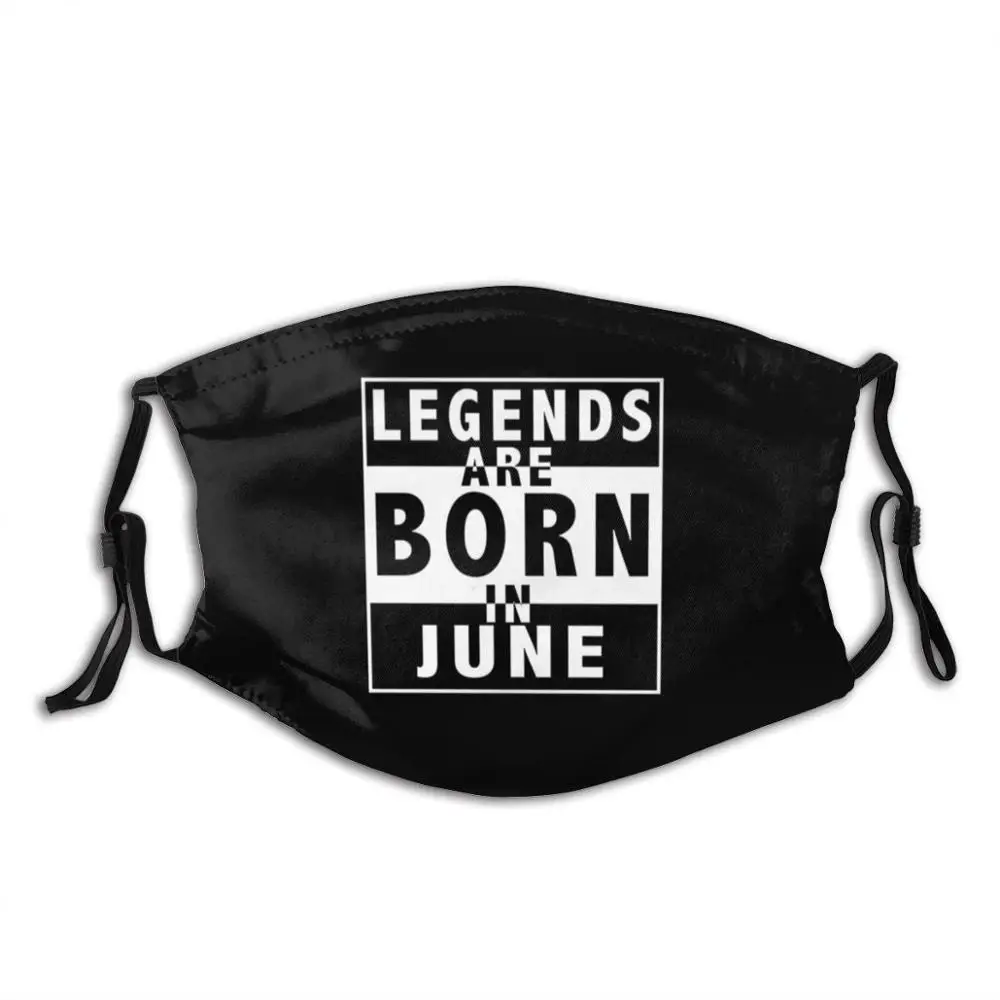 

Legends Are Born Cadre June Funny Cool Cloth Mask Christmas Day Christmas Eve New Year Gift Idea Christmas Last Idea Reindeer