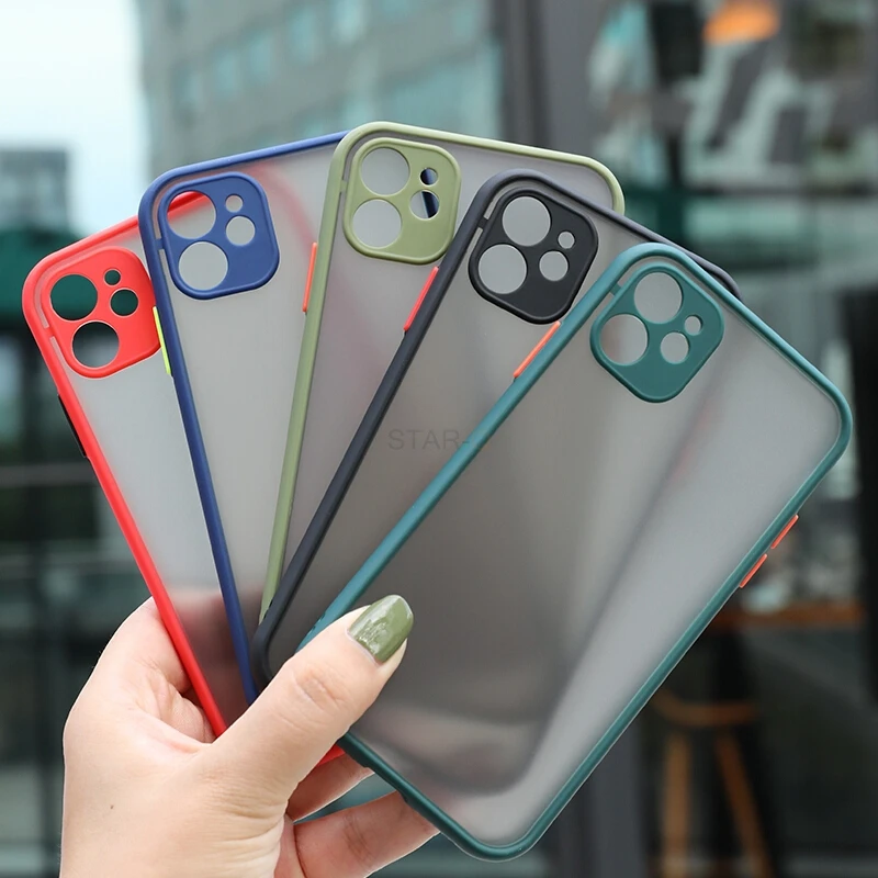skin feel matte silicone hard phone case for xiaomi redmi note 10 pro max 10s note10 poco f3 global shockproof back cover free global shipping