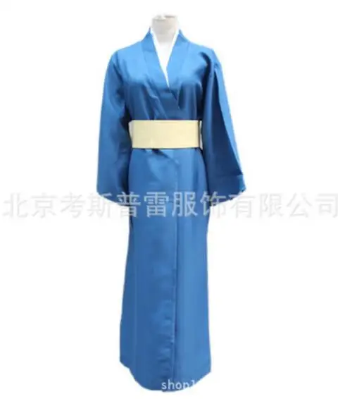 

Anime GINTAMA Katsura Kotarou cosplay costume Mens Japanese kendo kimono suit halloween cosplay party outfit uniform
