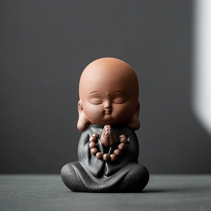 Керамические маленькие Монки-новички, украшения для дома, аксессуары для фотосъемки, настольные украшения