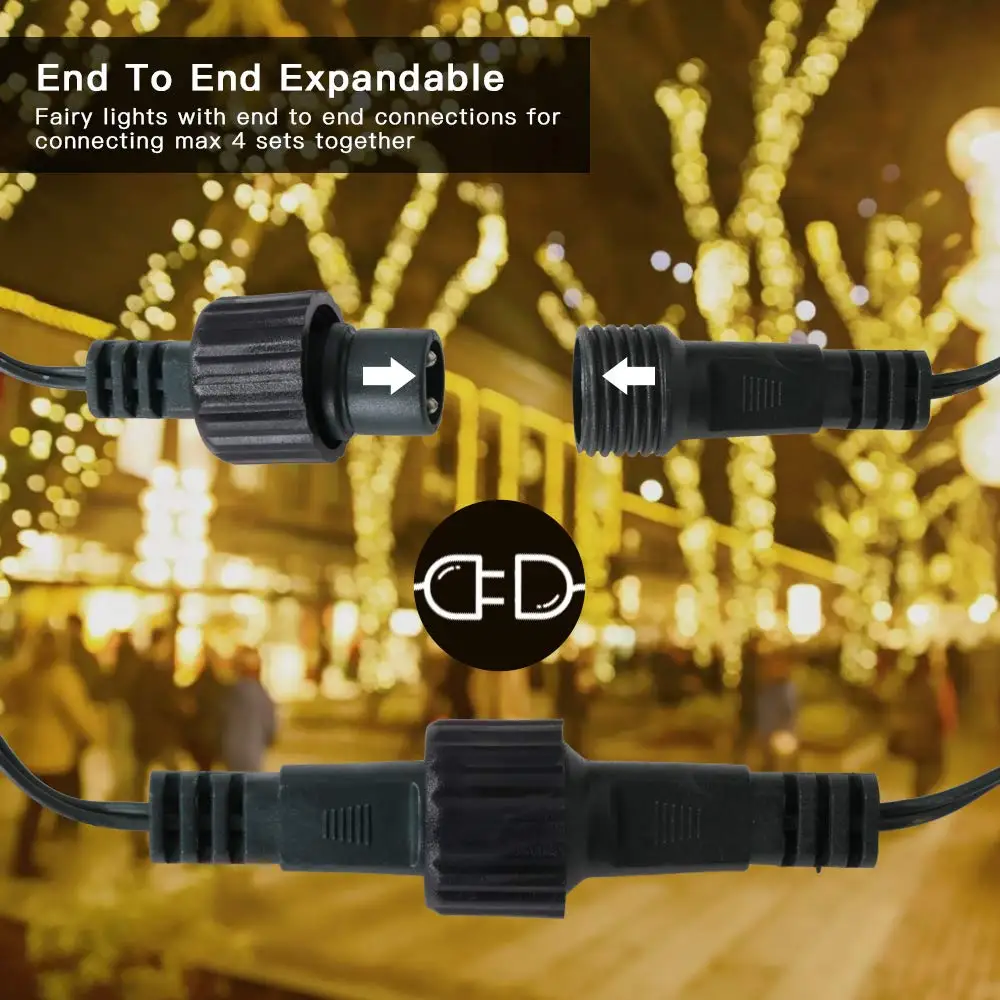 105ft 300 светодиодный Рождественские гирлянды рождественские огни UL