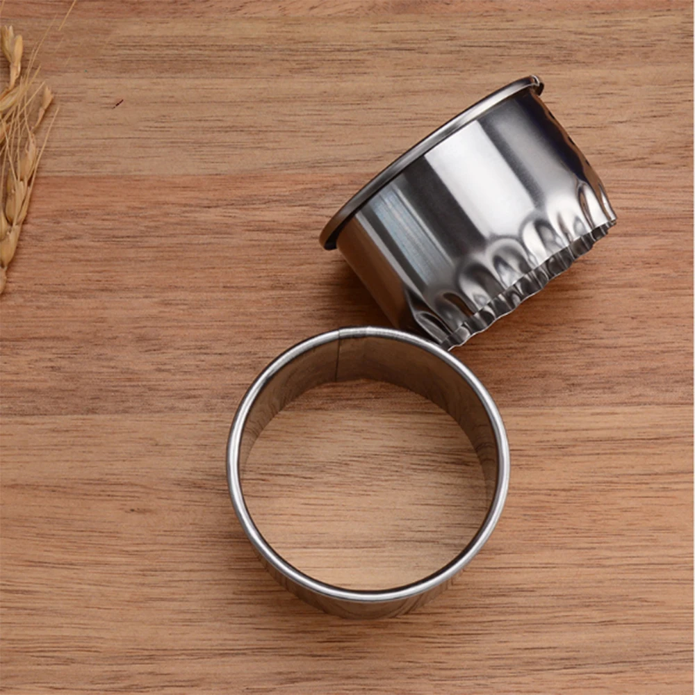 3 шт./компл. Толстая форма печенье из нержавеющей стали круглая гладкая и