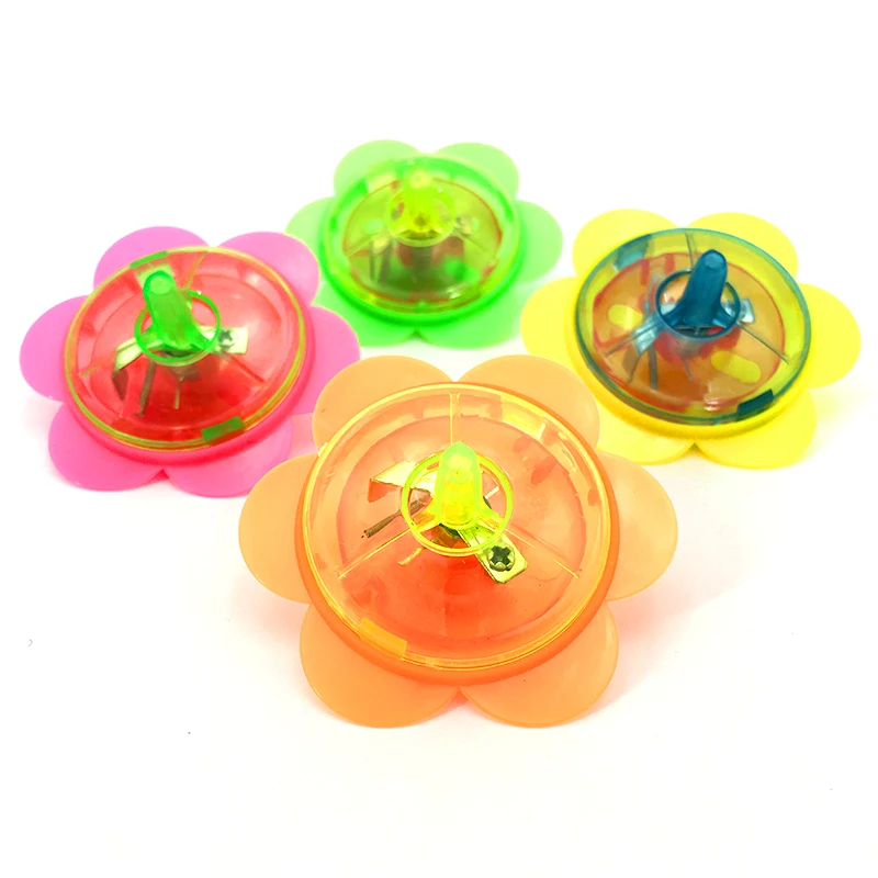 Светящийся гироскоп пластиковый Пальчиковый маленький мальчик головоломка