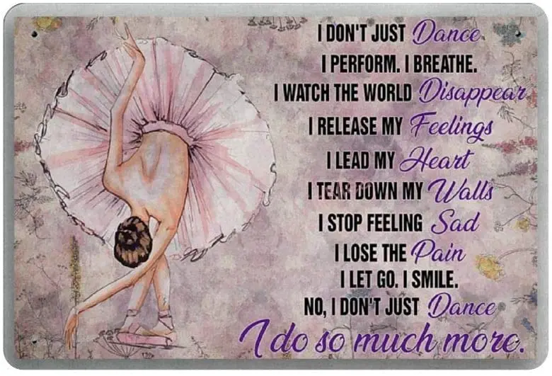 

Я просто танец Новинка парковки Ретро металлическая Оловянная табличка на e-mail Декор стены искусства потертый шикарный подарок