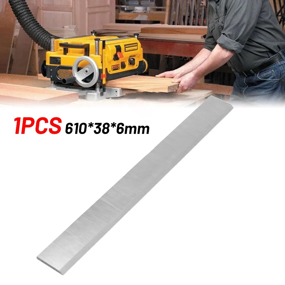 

1pcs HSS Blade For Thickness Planer Woodworking Tools Accessories 610*38*6mm Bamboo And Wood Products