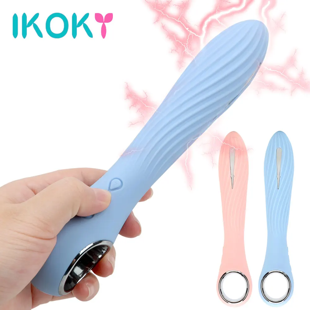 Электрический фаллоимитатор с палочкой вибратор Стимулятор клитора интимные