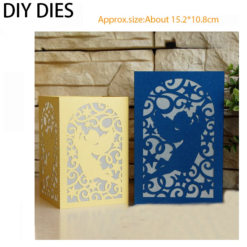 DIY штампы металлические высечки рамки религия ангел ребенок фон ремесло для