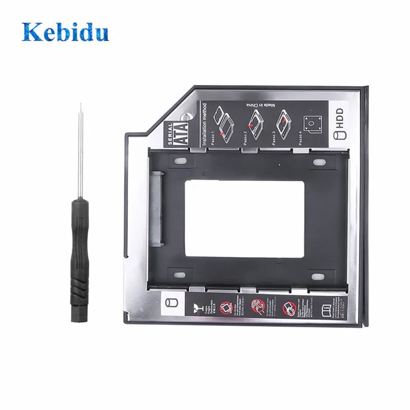 Kebidu 1 шт. универсальный чехол 9 5 мм SATA 3 0 2 дюйма для SSD HDD внешний алюминиевый