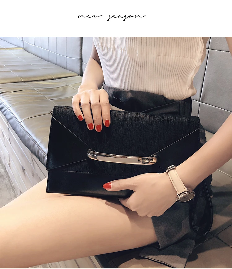 Fashion Luxury Clutch Bag For Women High Capacity Leather Purse Female Casual Shoulder Crossbody Bag Ladies Banquet Evening bag