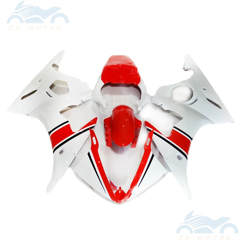 

Премиум Защита корпуса мотоцикла Обтекатели комплекты для YAMAHA YZF R6 2005 Белый Красный Высокое качество впрыска обтекатель r6 05 ZB40